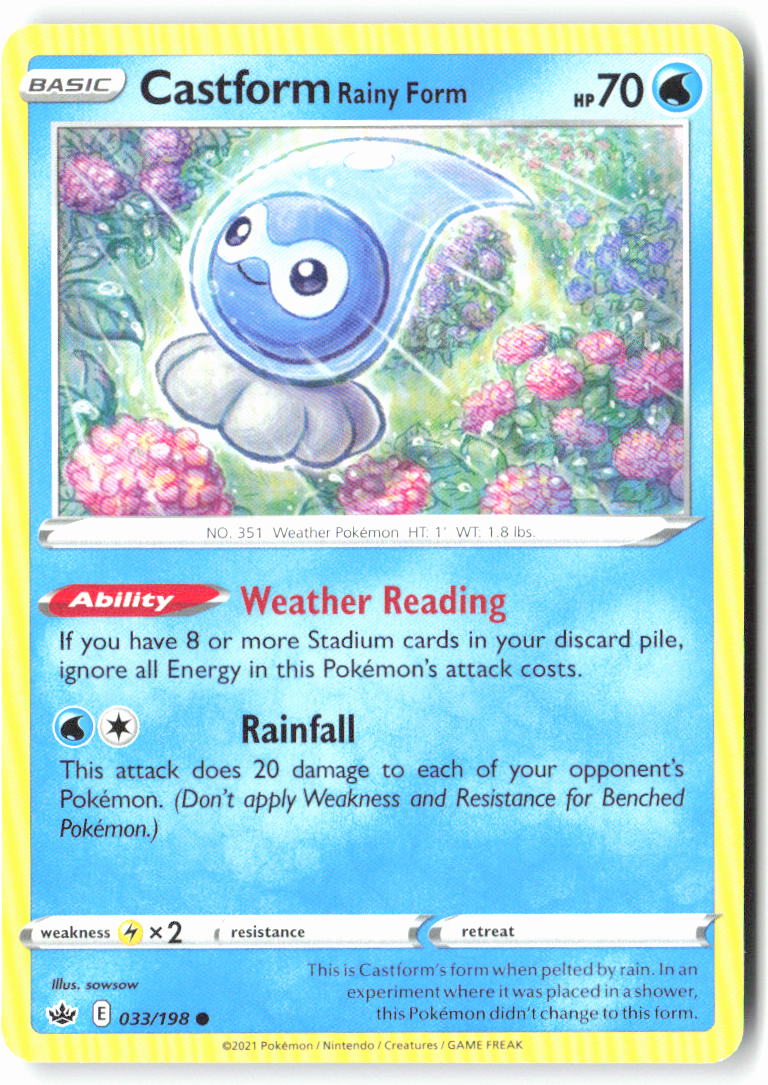 Castform Rainy Form