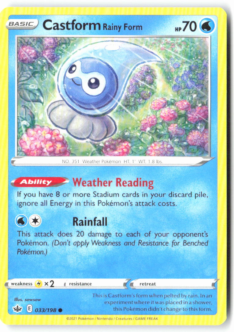 Castform Rainy Form