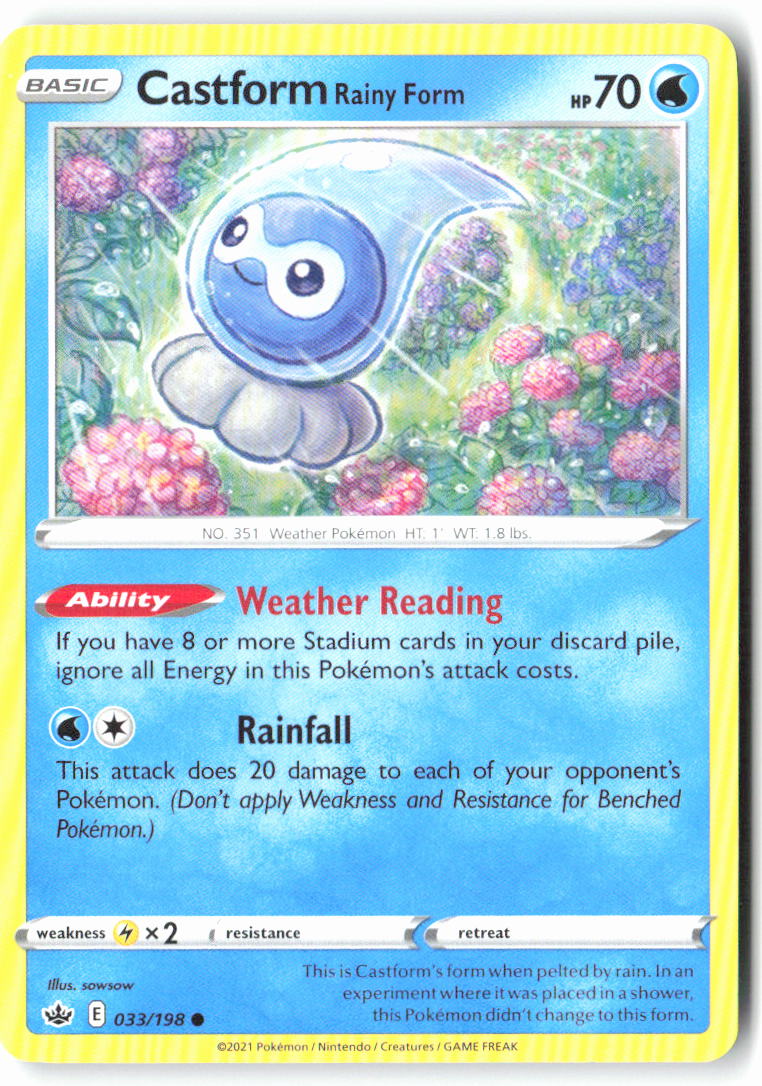 Castform Rainy Form