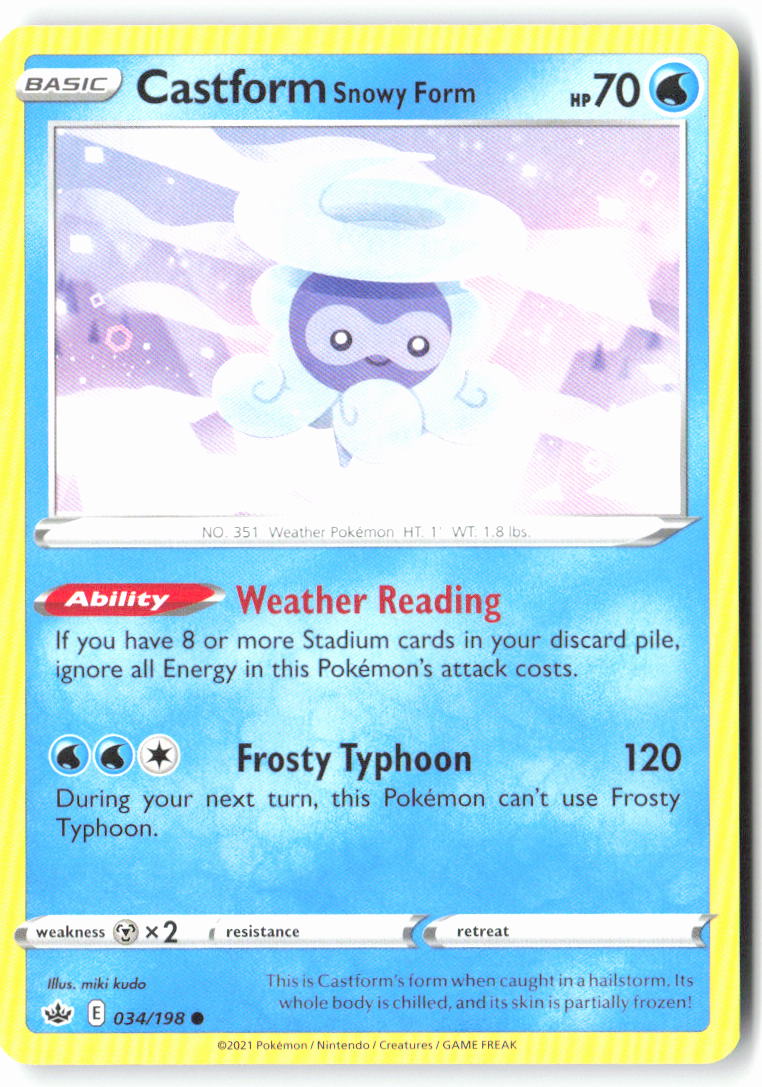 Castform Snowy Form