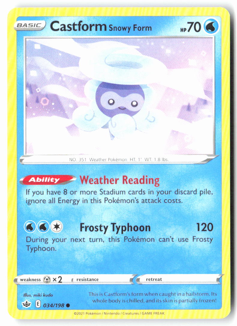 Castform Snowy Form