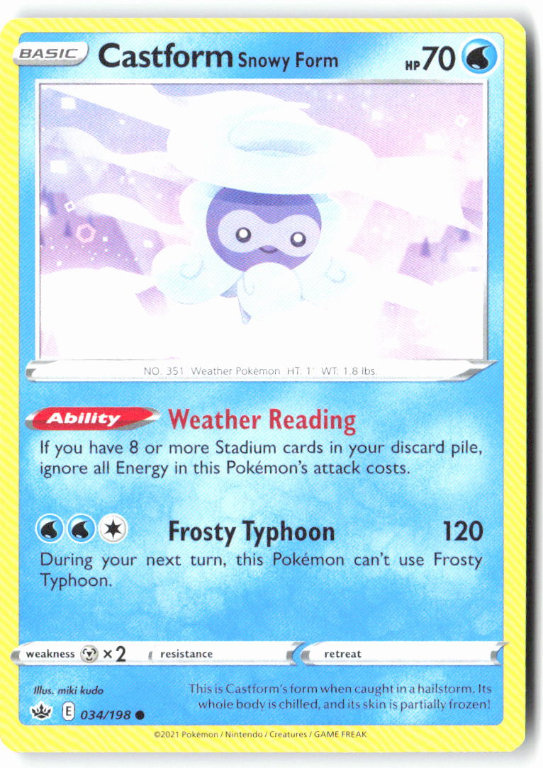 Castform Snowy Form