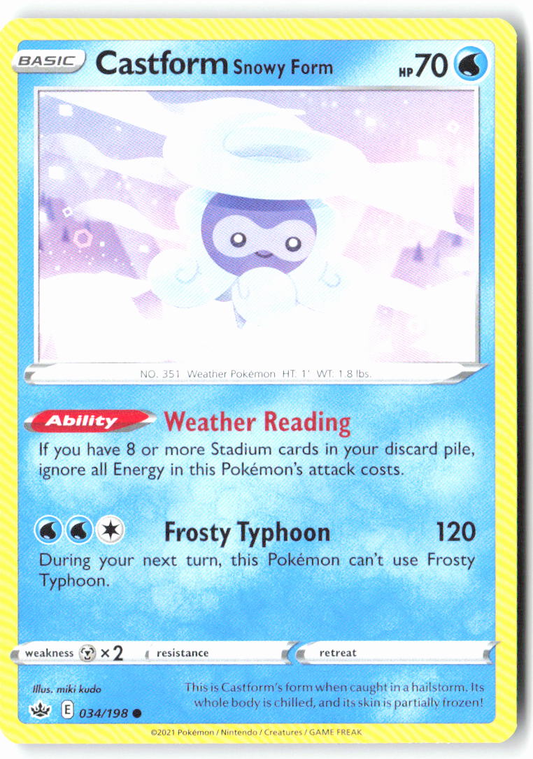 Castform Snowy Form