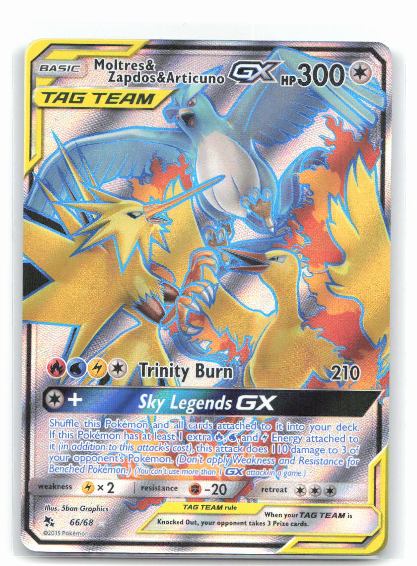 Moltres & Zapdos & Articuno GX (Full Art)