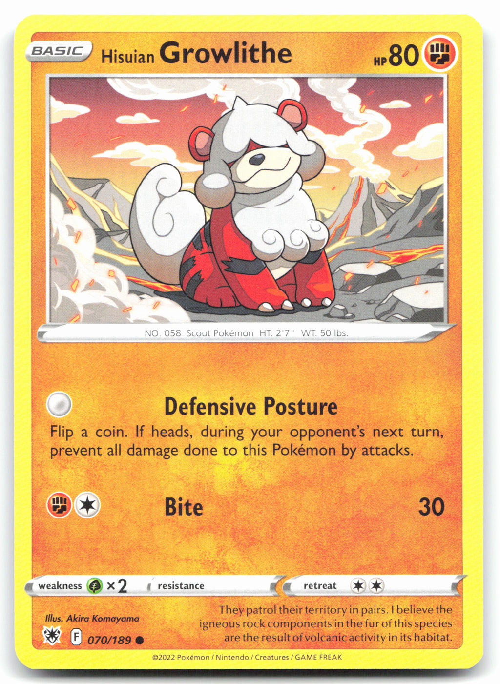 Hisuian Growlithe