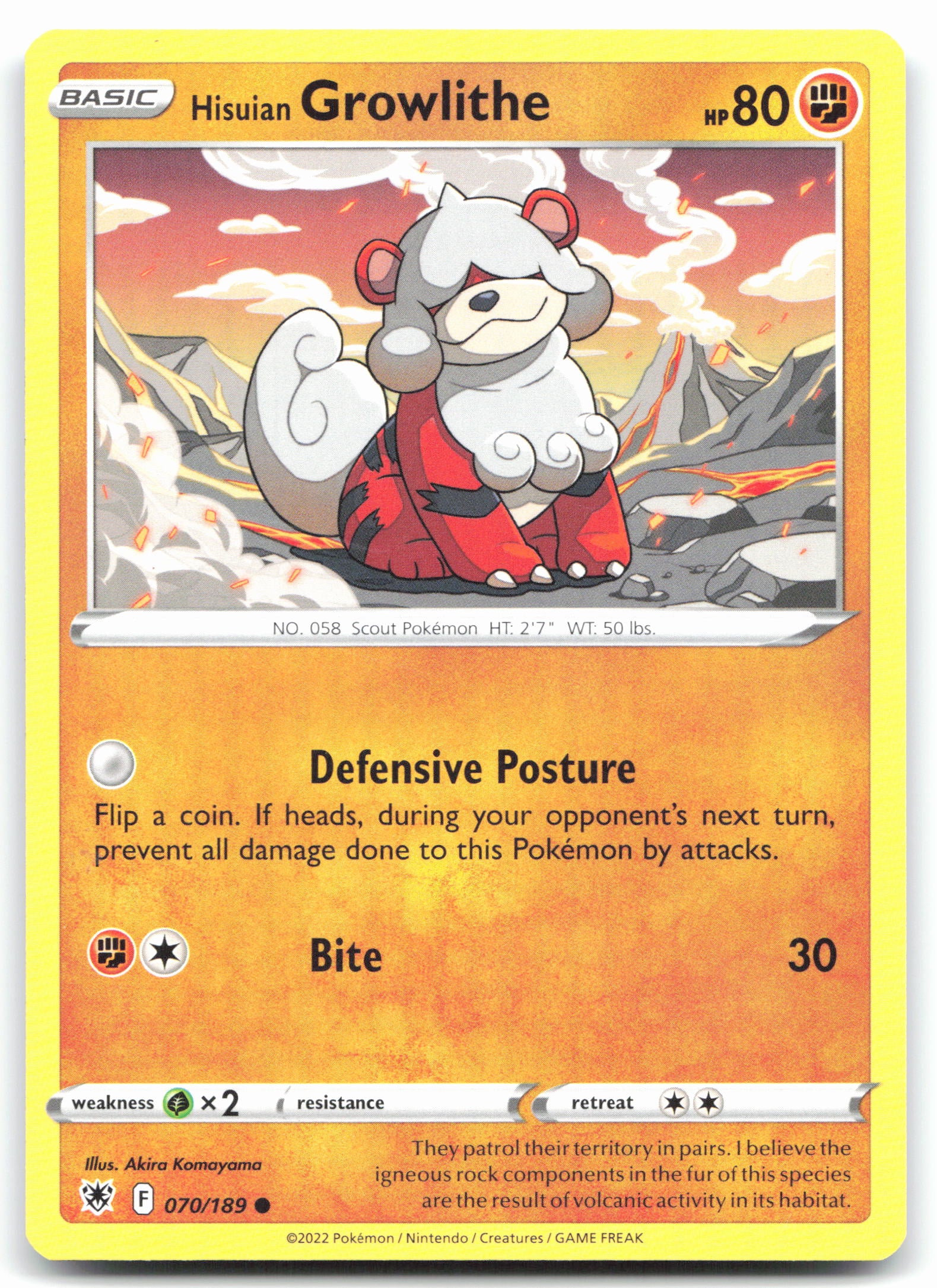 Hisuian Growlithe