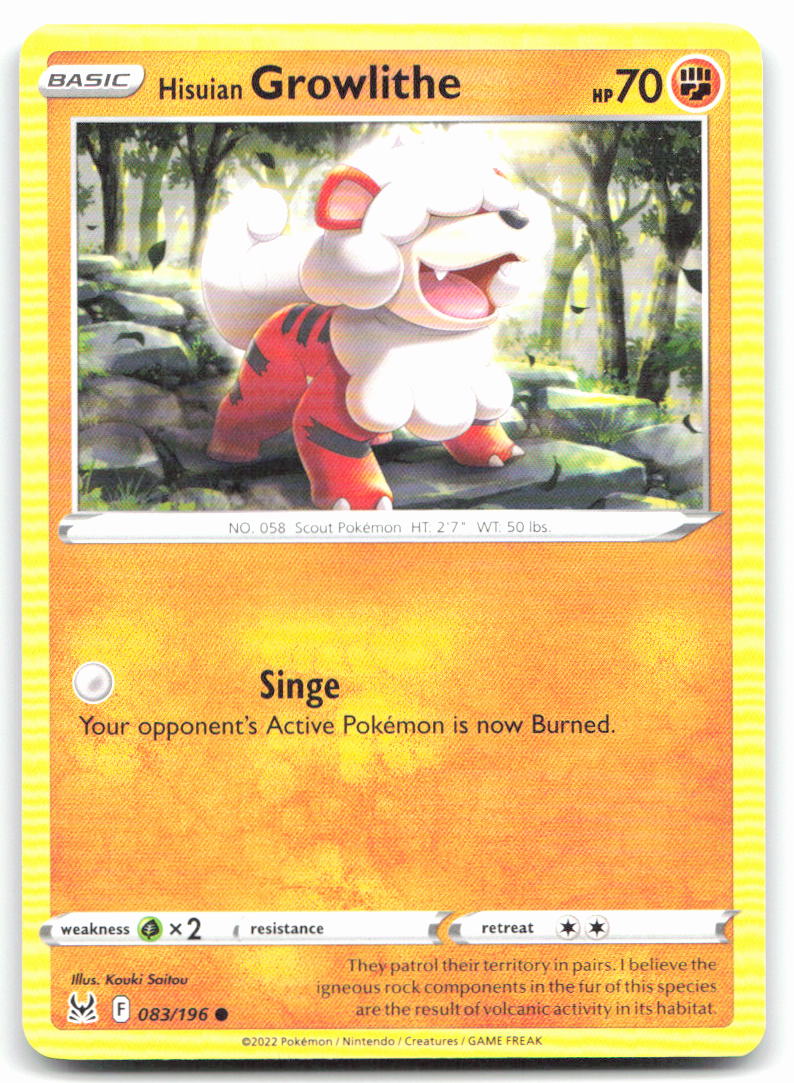 Hisuian Growlithe