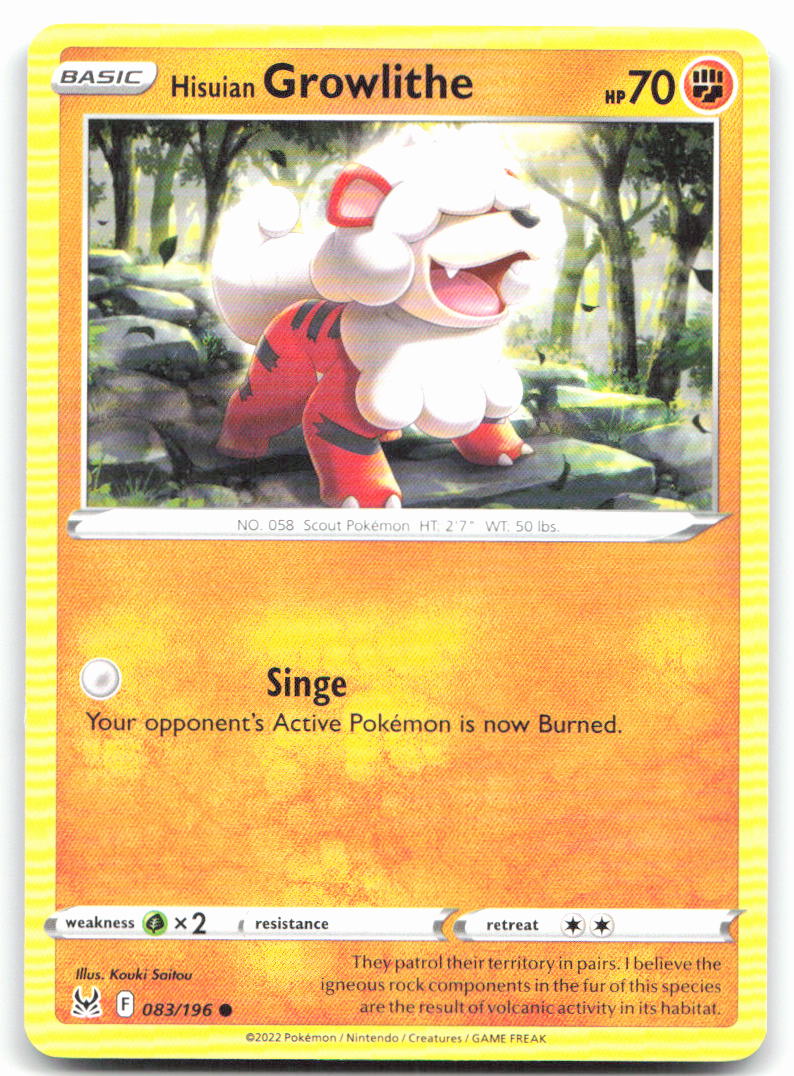 Hisuian Growlithe