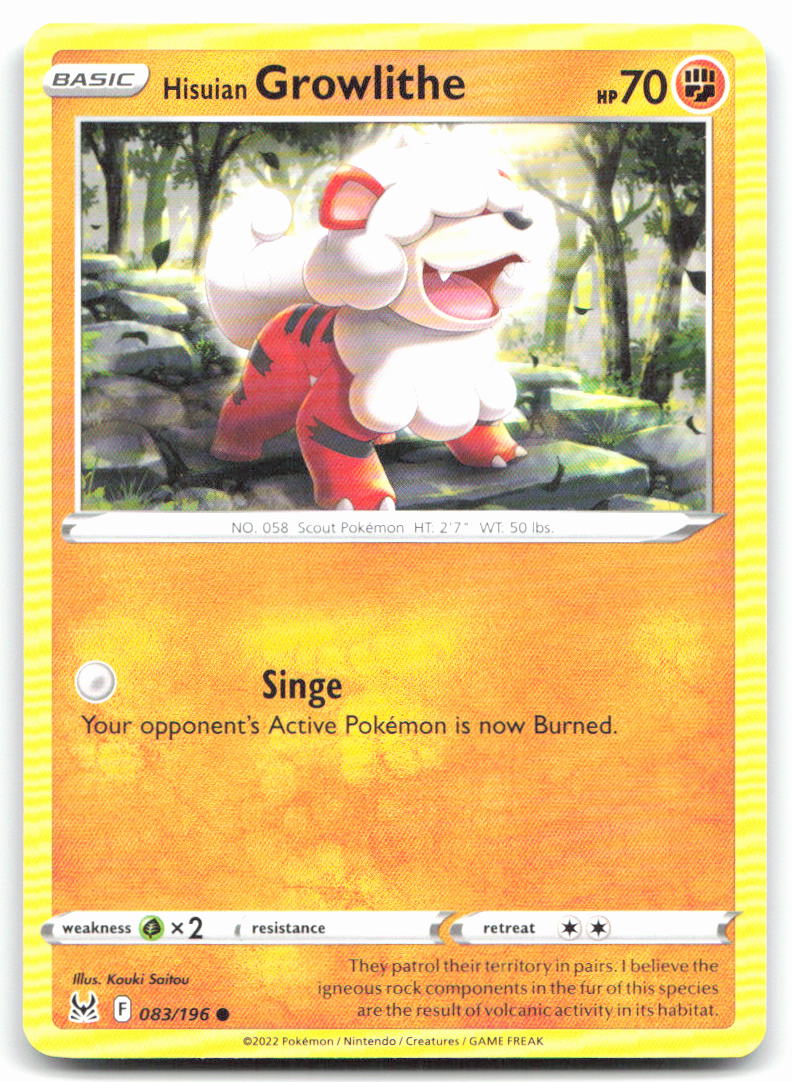 Hisuian Growlithe