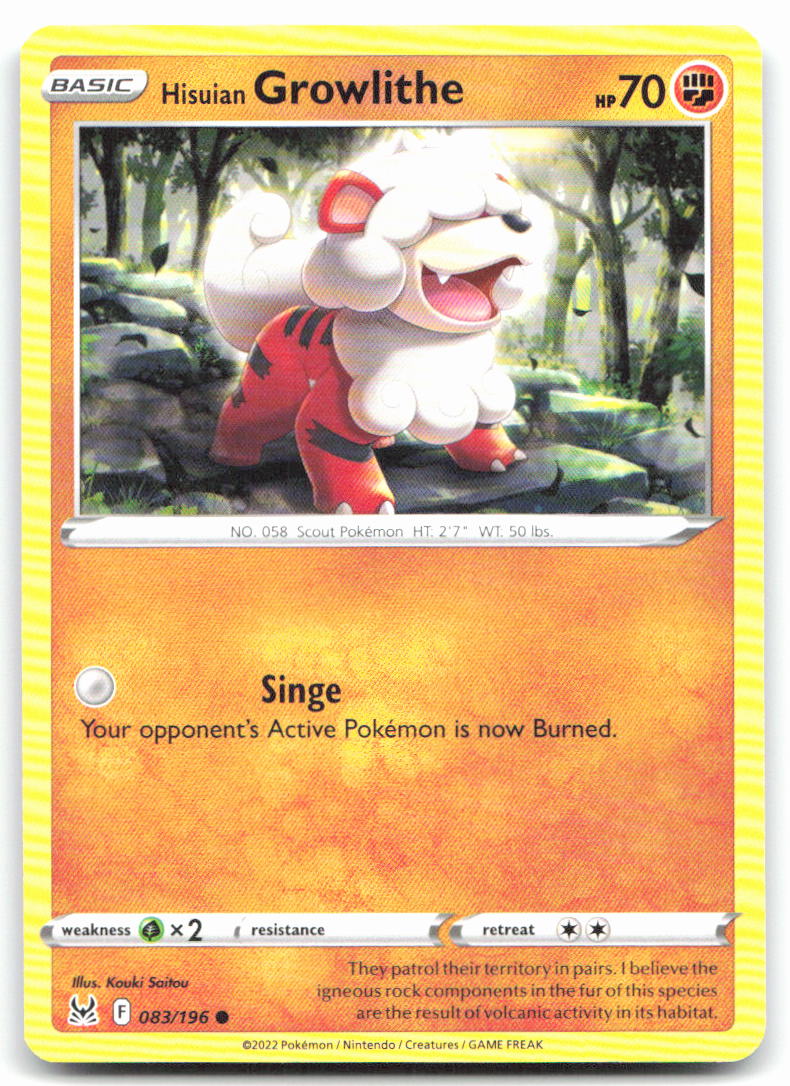 Hisuian Growlithe