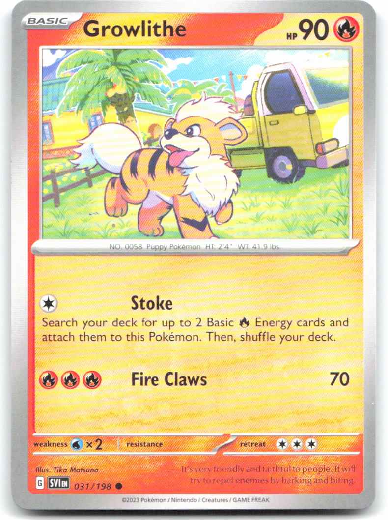 Growlithe - 031/198