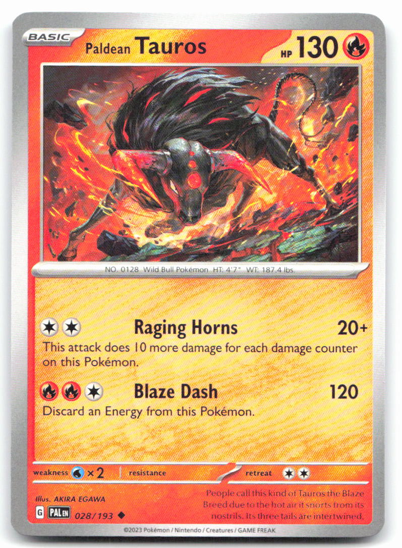 Paldean Tauros - 028/193