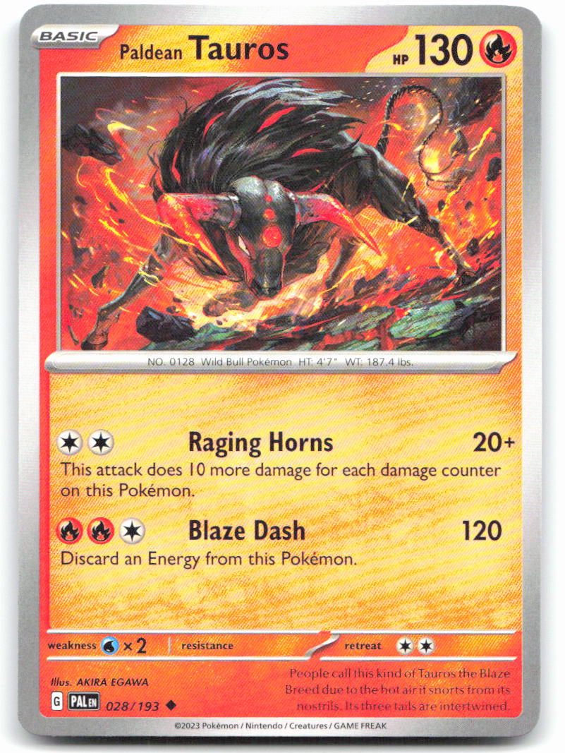 Paldean Tauros - 028/193