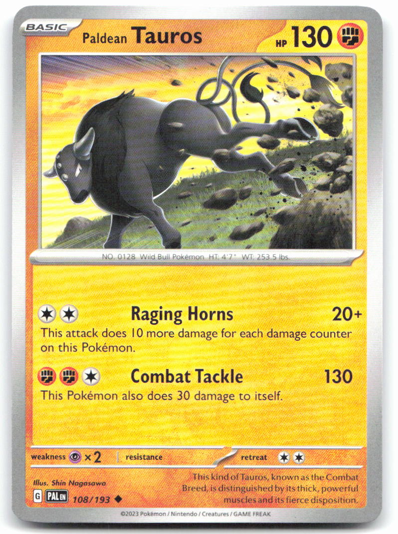 Paldean Tauros - 108/193
