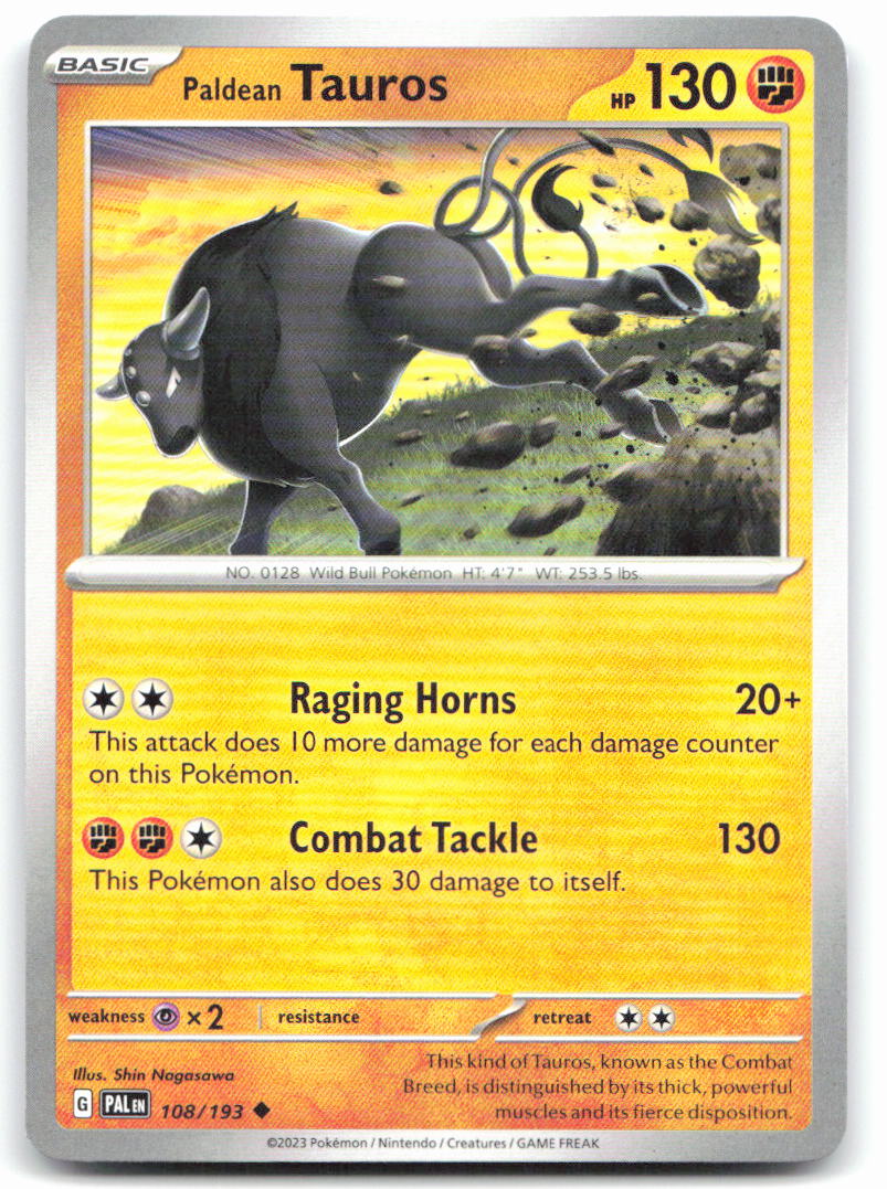 Paldean Tauros - 108/193