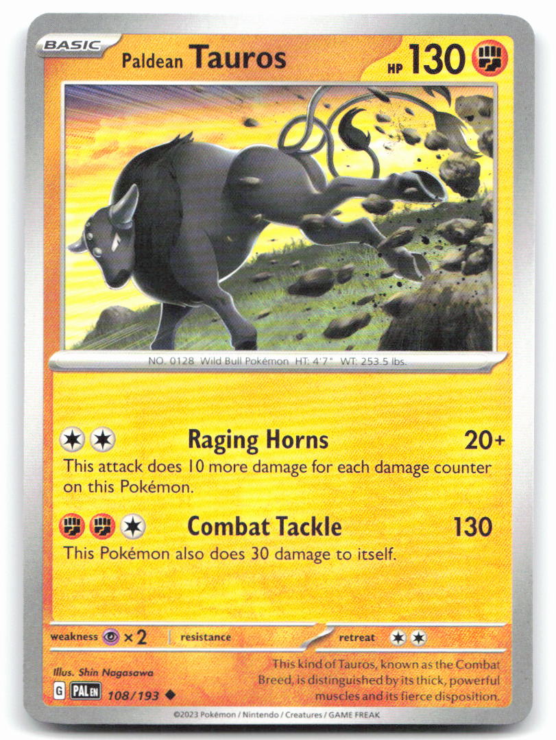 Paldean Tauros - 108/193
