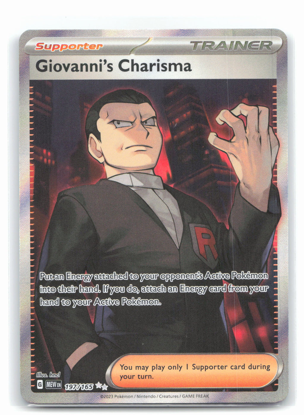 Giovanni's Charisma - 197/165