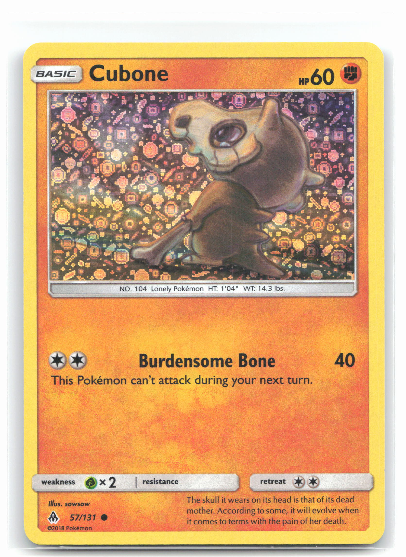 Cubone - 57/131 (General Mills Promo)
