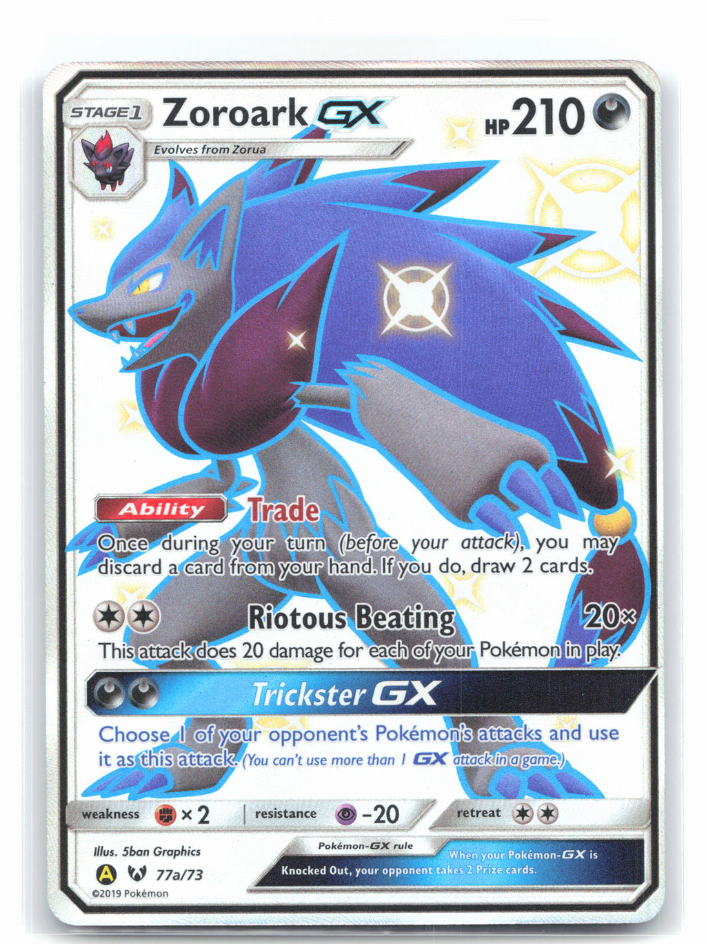 Zoroark GX - 77a/73