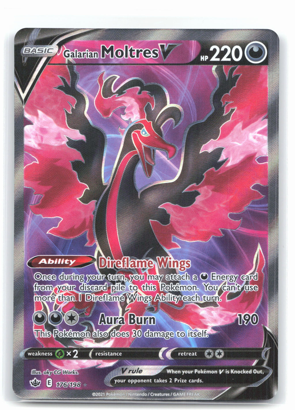 Galarian Moltres V (Full Art)