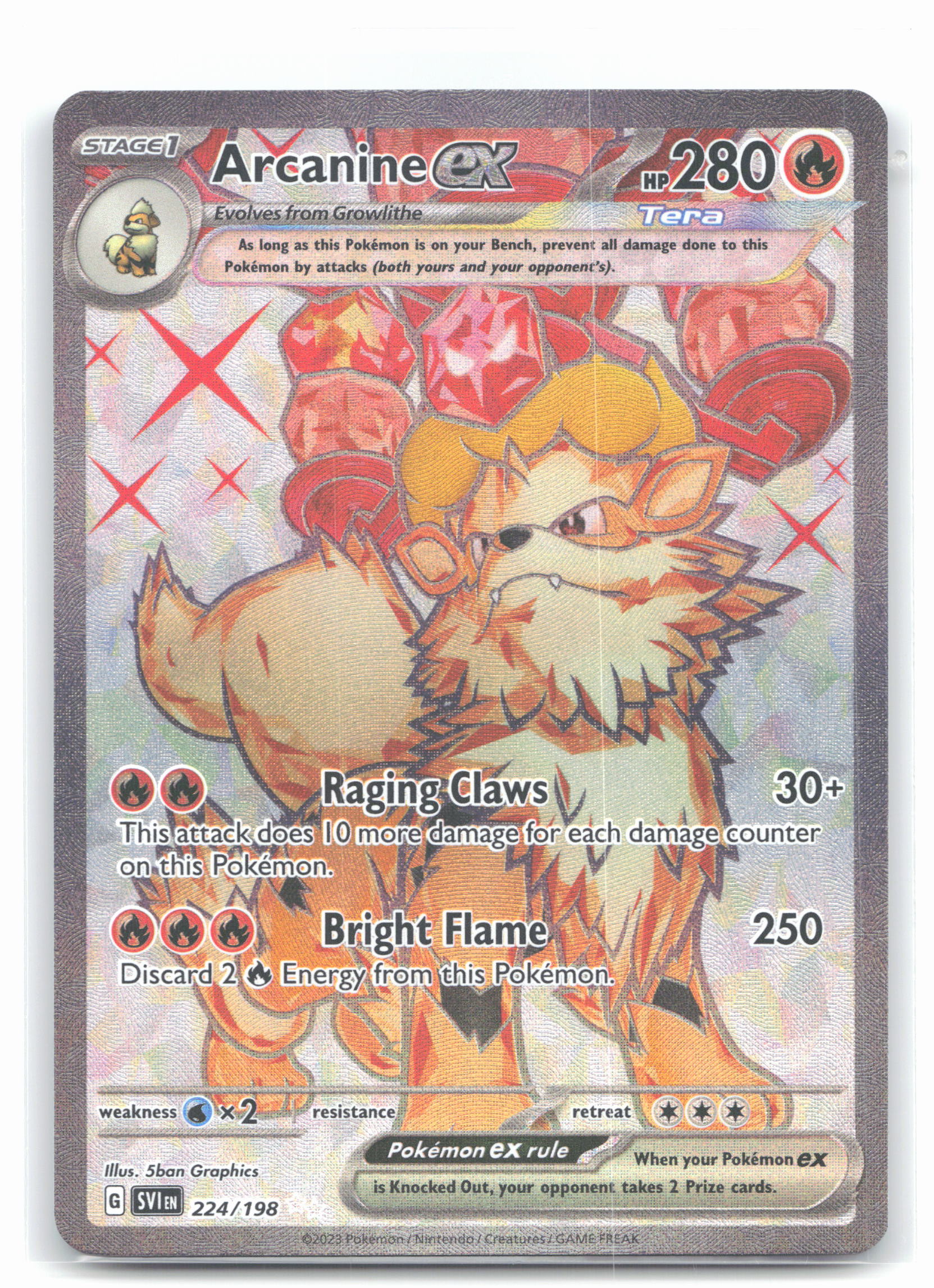 Arcanine ex - 224/198