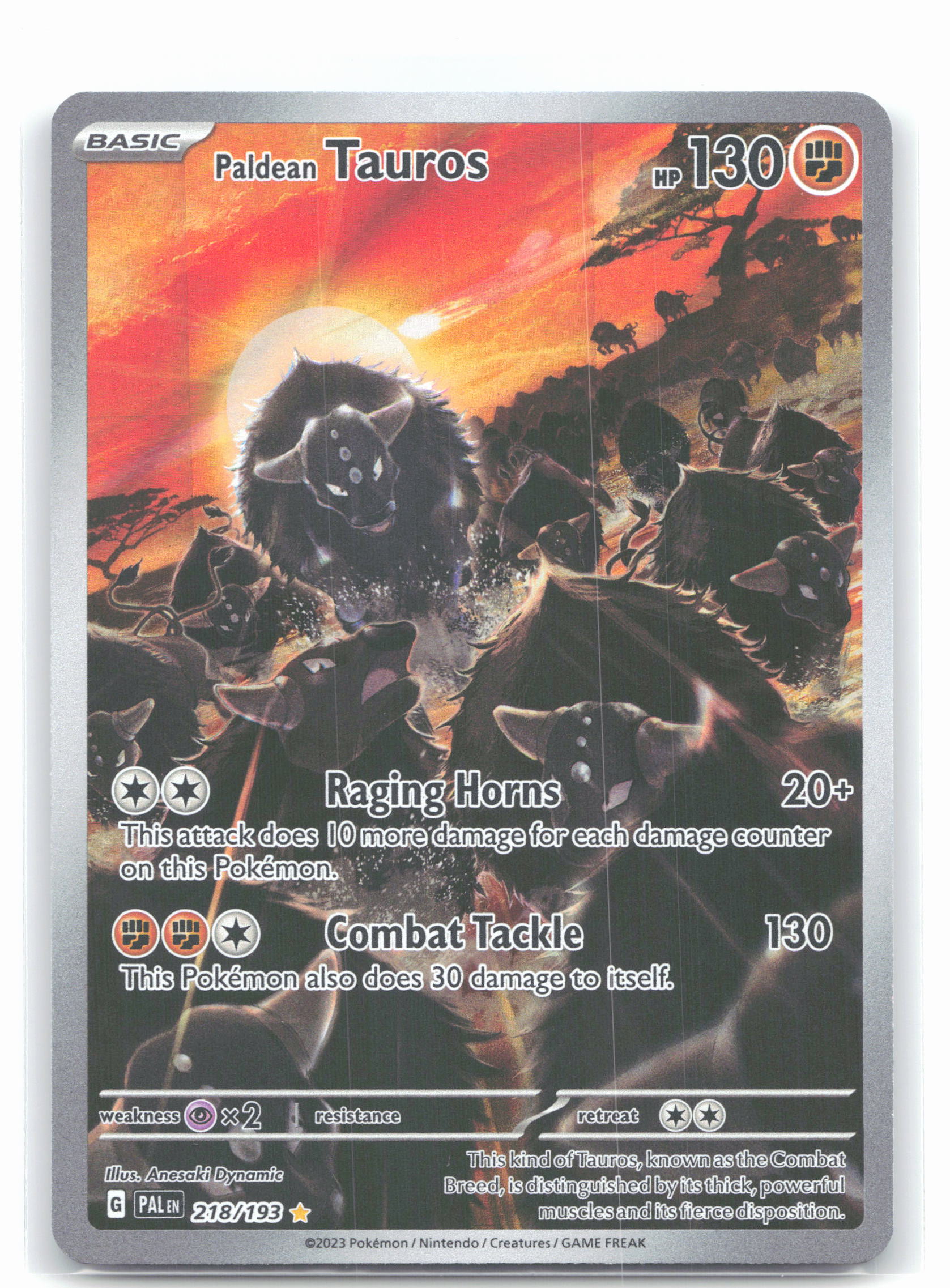 Paldean Tauros - 218/193
