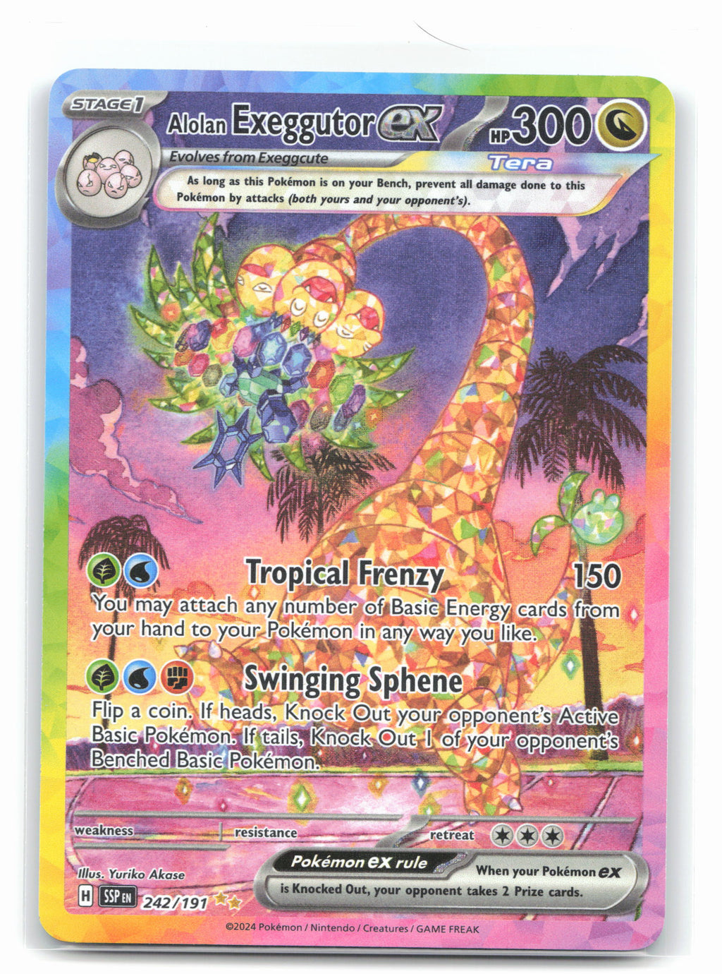 Alolan Exeggutor ex - 242/191