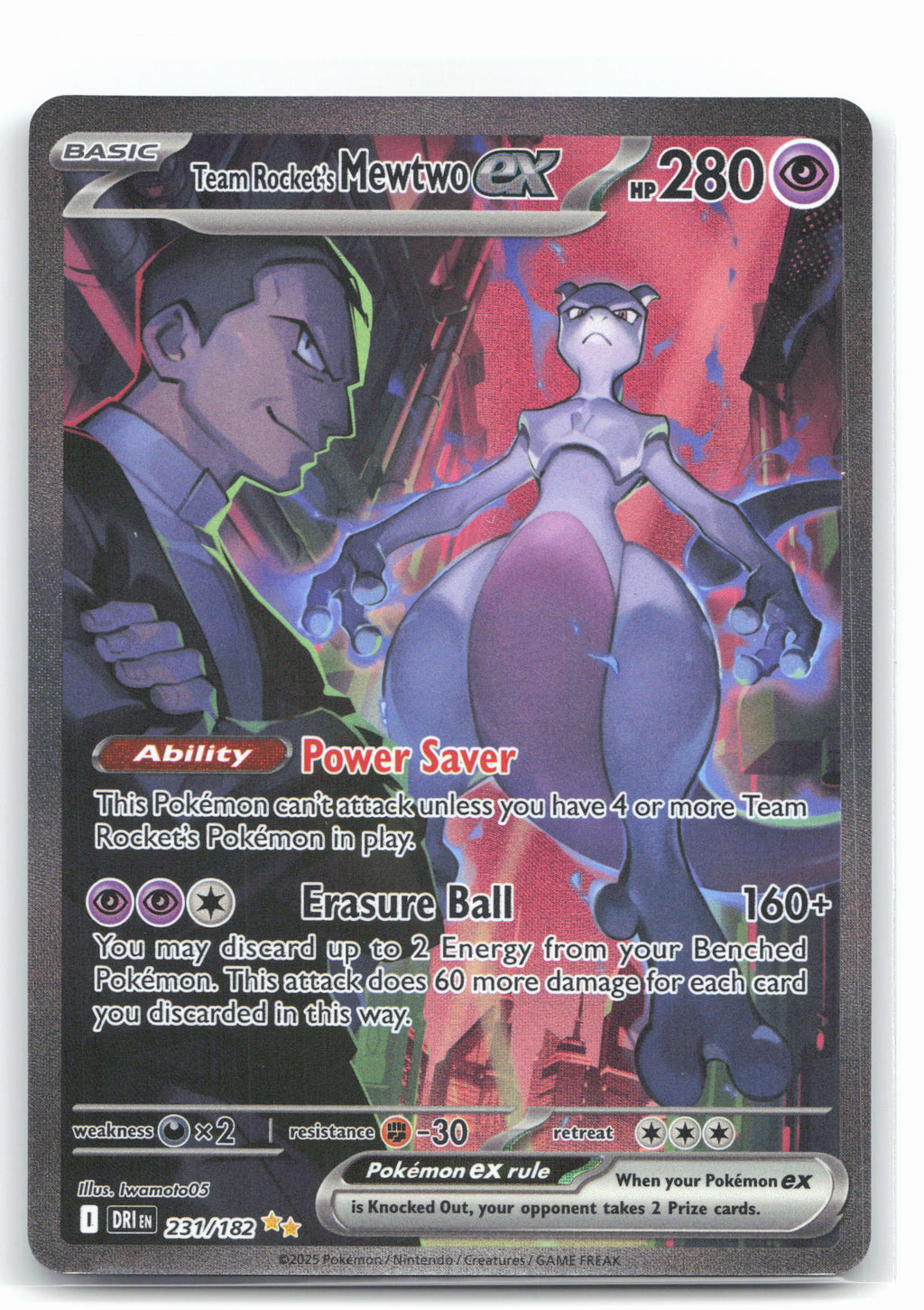 Team Rocket's Mewtwo ex - 231/182