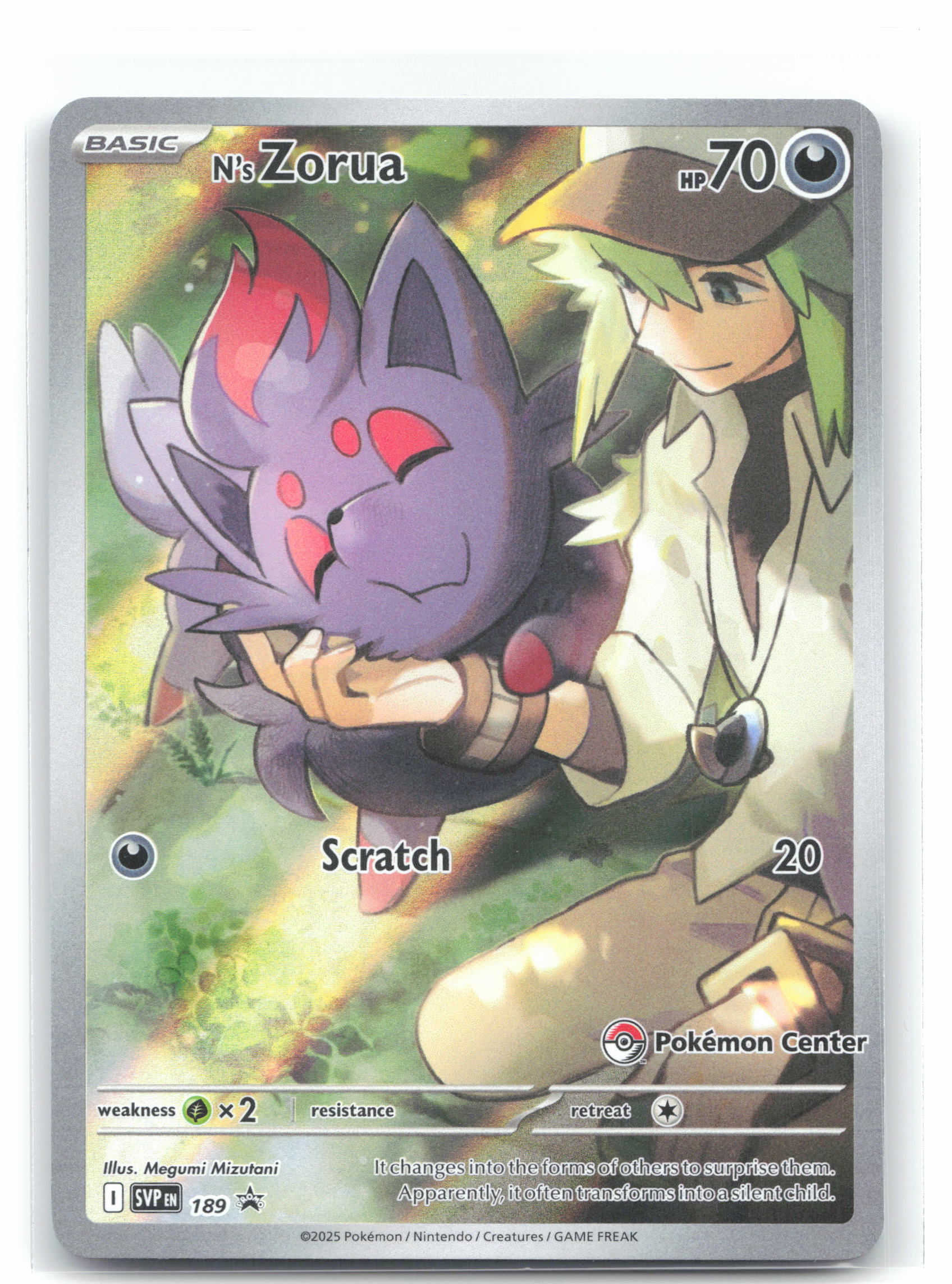 N's Zorua - 189 (Pokemon Center Exclusive)