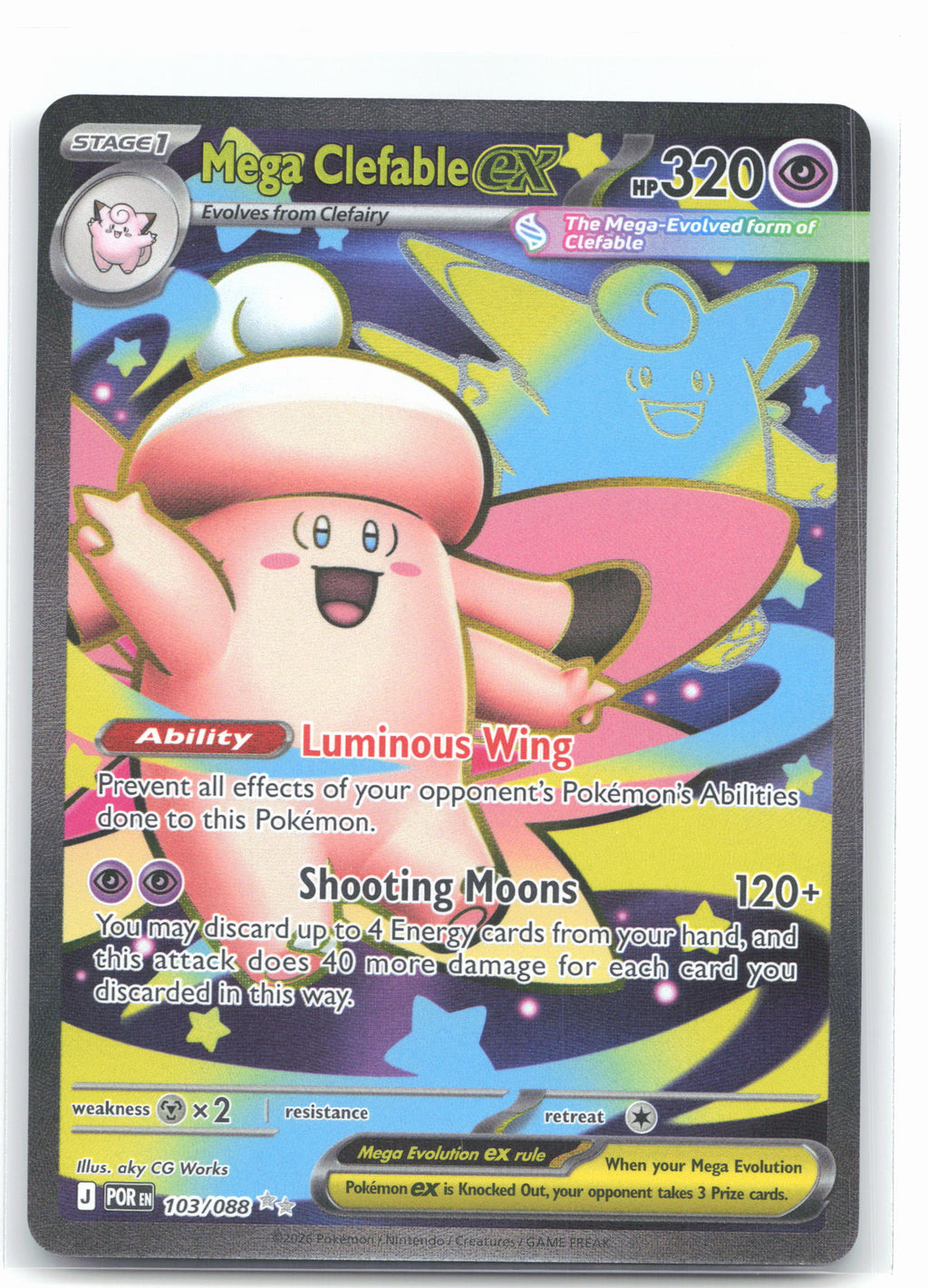 Mega Clefable ex - 103/088