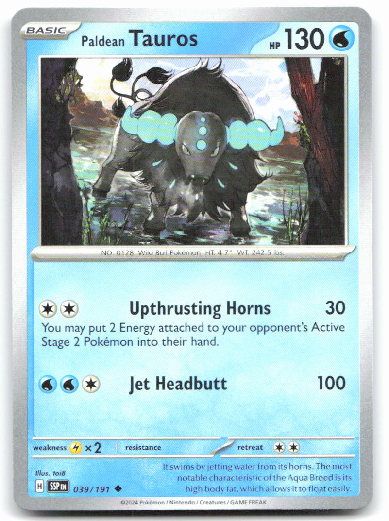 Paldean Tauros - 039/191