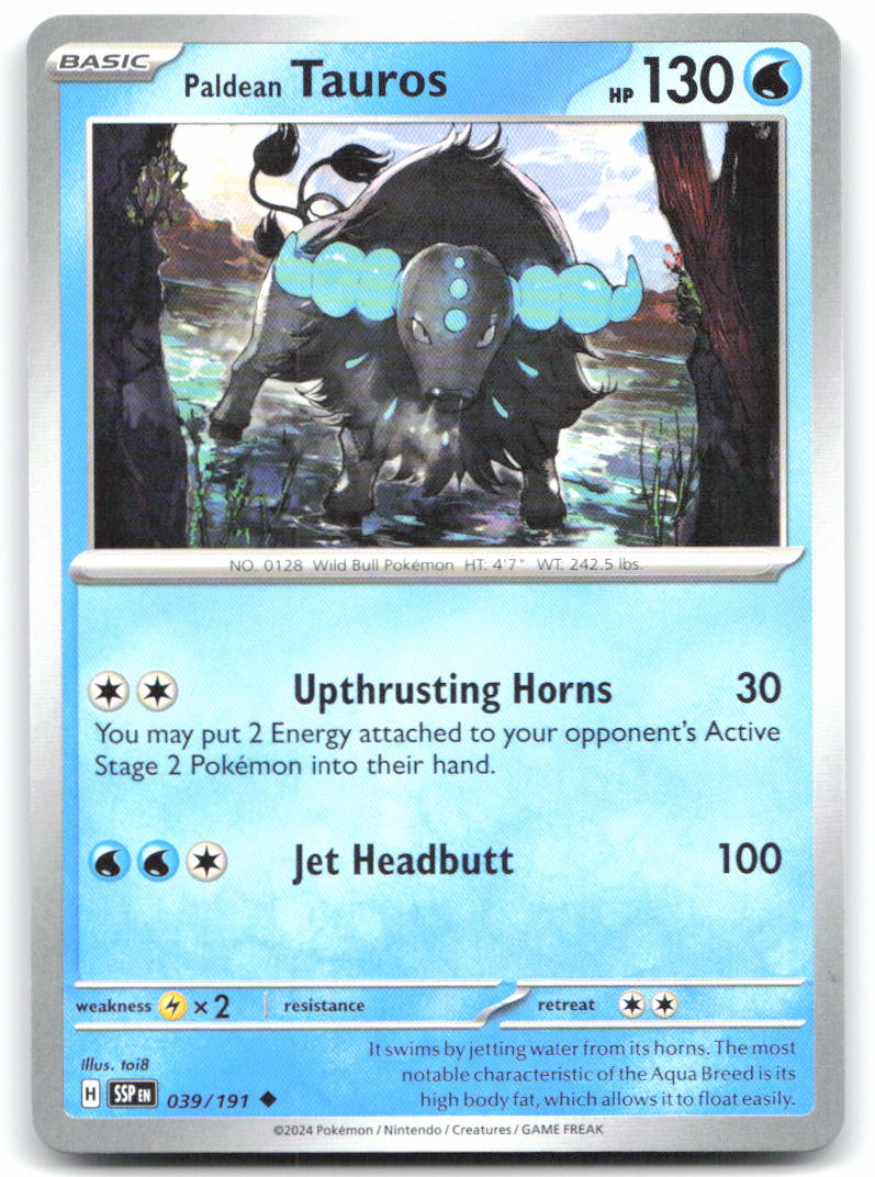 Paldean Tauros - 039/191