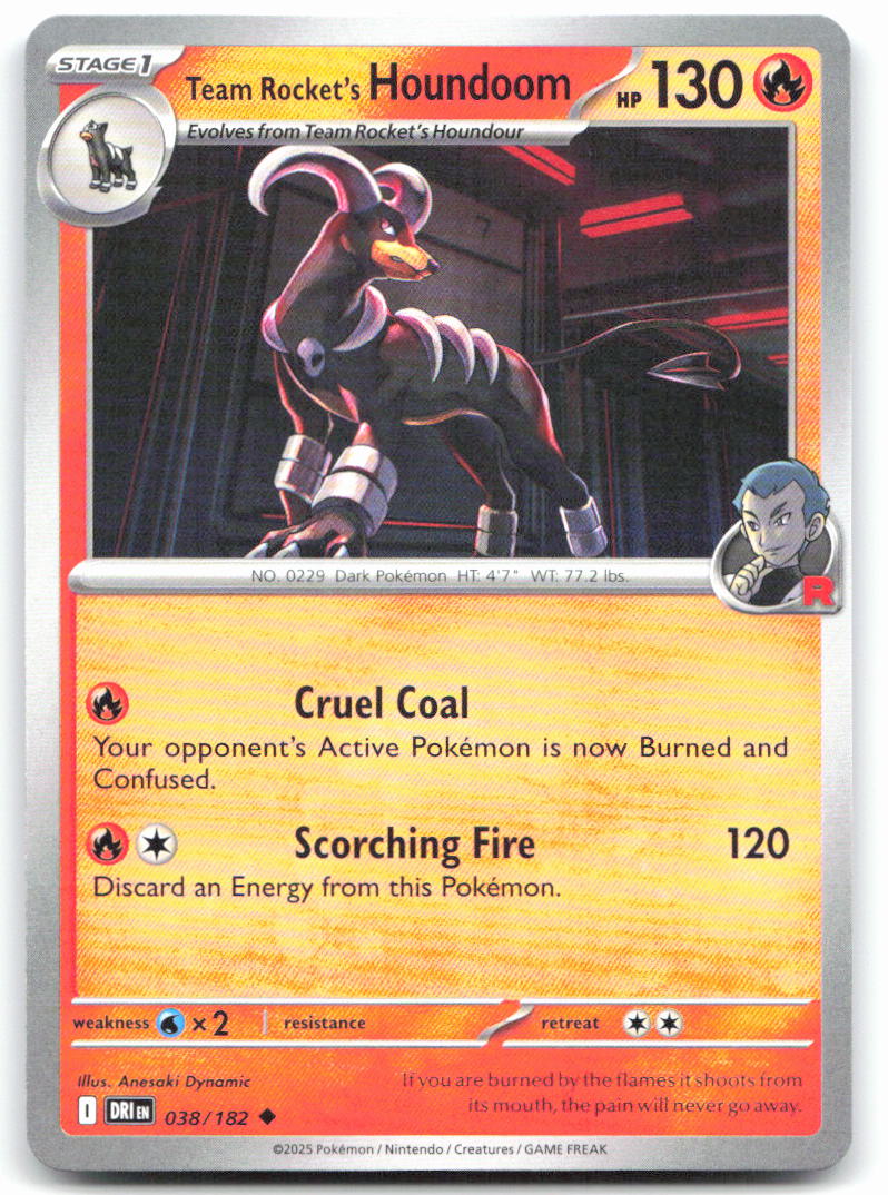 Team Rocket's Houndoom - 038/182