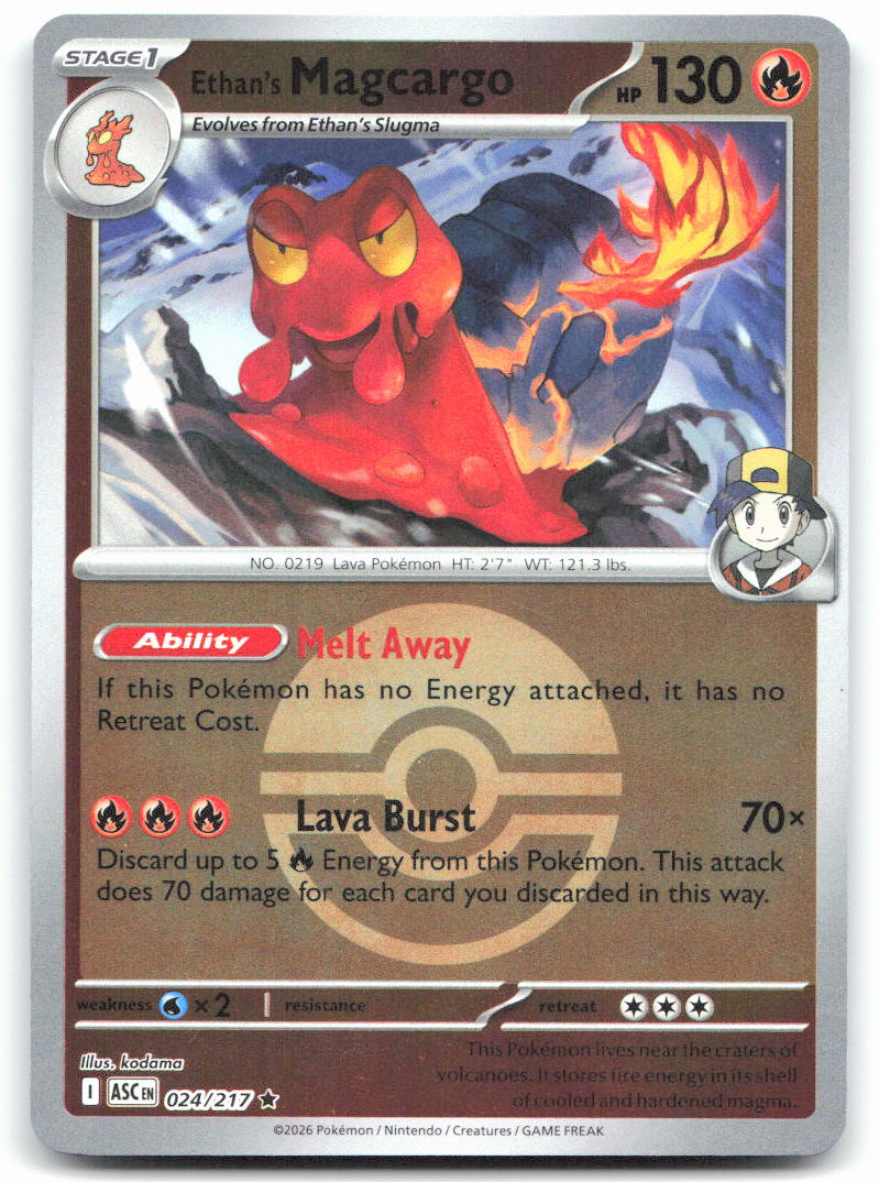 Ethan's Magcargo - 024/217 (Poke Ball)