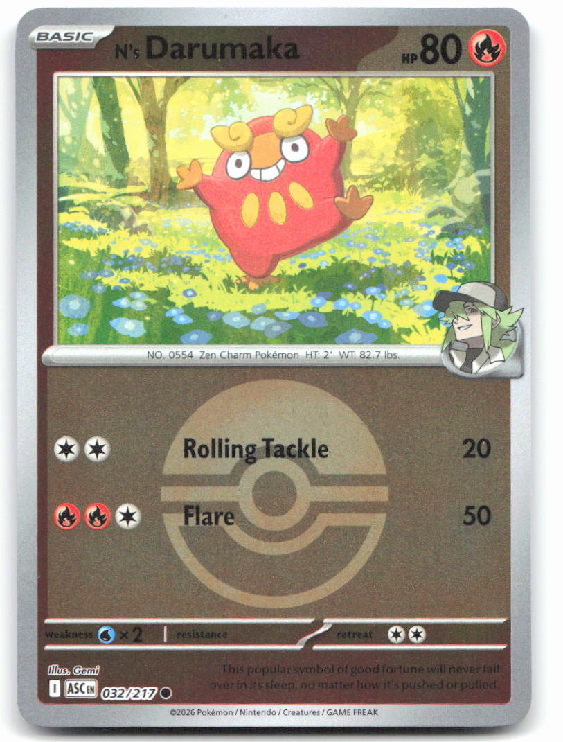 N's Darumaka (Poke Ball)